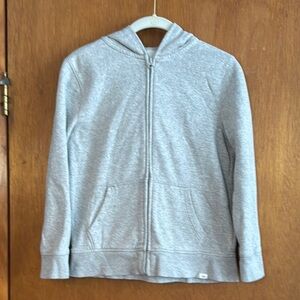 GAP youth Gray Zip-Up Hoodie Sweatshirt Sz L